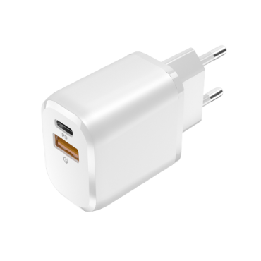 Зарядное устройство сетевое Olmio USB-Type-C, QC3.0-Smart IC, 20W, цвет белый